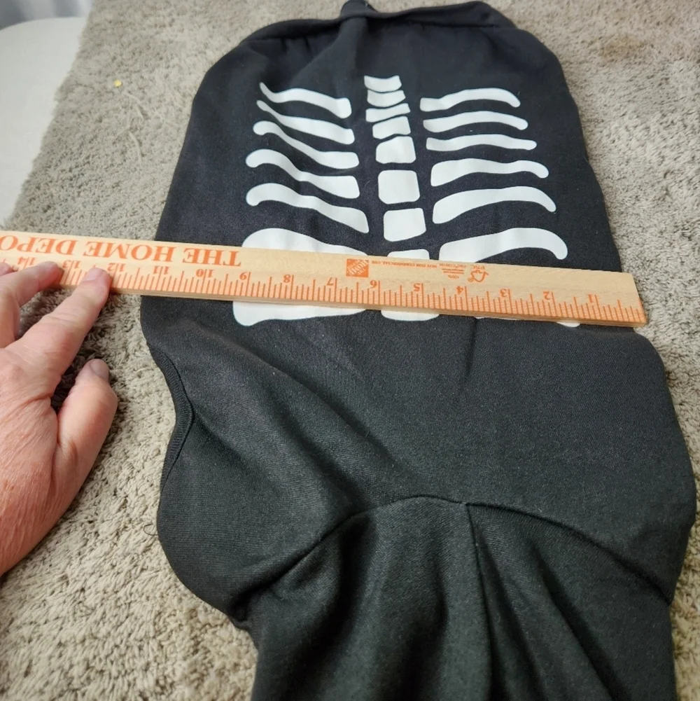 Pet Costume skeleton hoodie